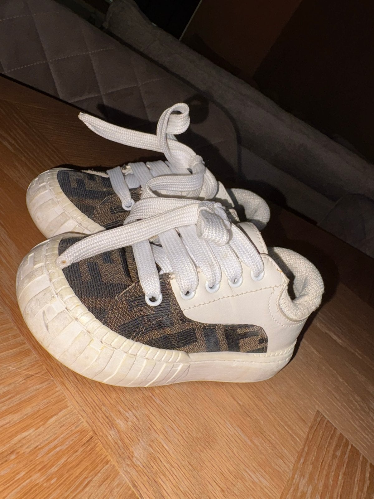 Fendi Roma babyschoentjes, Ophalen of Verzenden, Gebruikt, Jongetje, Schoentjes