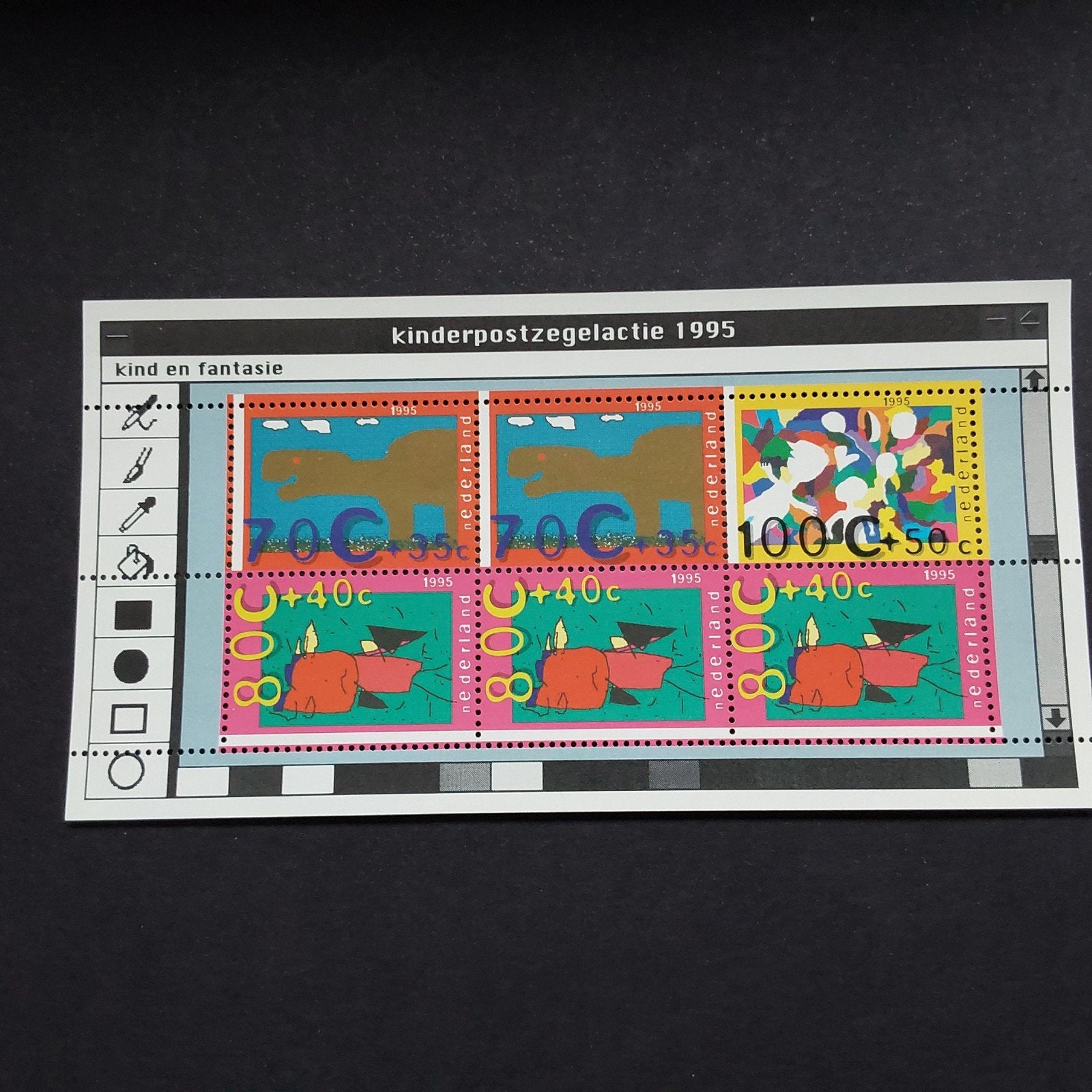 Kinderpostzegels 1995 - Kind en Fantasie, Ophalen of Verzenden, Na 1940, Postfris