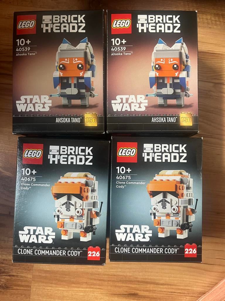 LEGO BrickHeadz Star Wars Ahsoka Tano & Clone Commander Cody, Ophalen of Verzenden, Nieuw
