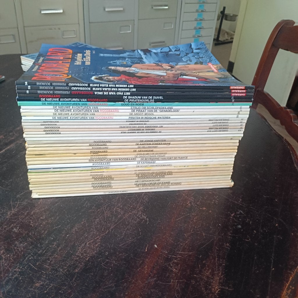 Roodbaard compleet 1 t/m 34, Complete serie of reeks, Ophalen of Verzenden, Zo goed als nieuw