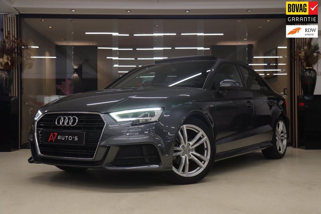 Audi A3 Limousine 35 TFSI 3X S-LINE PANO/CARPLAY/NAVI/STOELM, Auto's, Euro 6, 4 cilinders, 150 pk, Leder en Stof