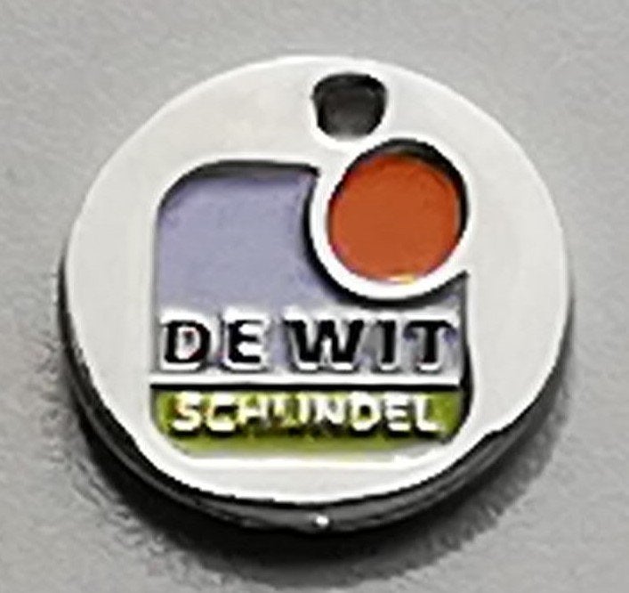 Winkelwagenmuntje kampeerwarenhuis De Wit Schijndel., Ophalen of Verzenden