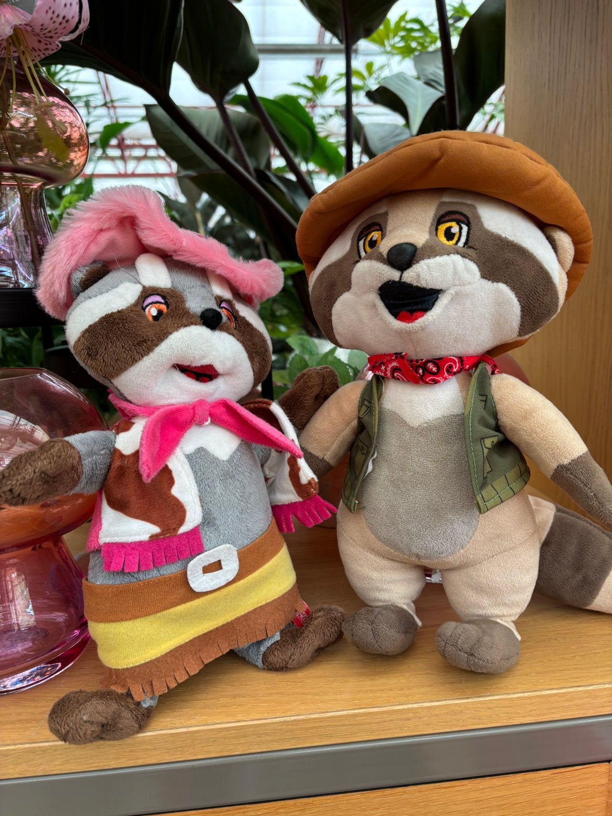 Slagharen knuffels randy en rosie,de mascottes van Slagharen, Verzenden