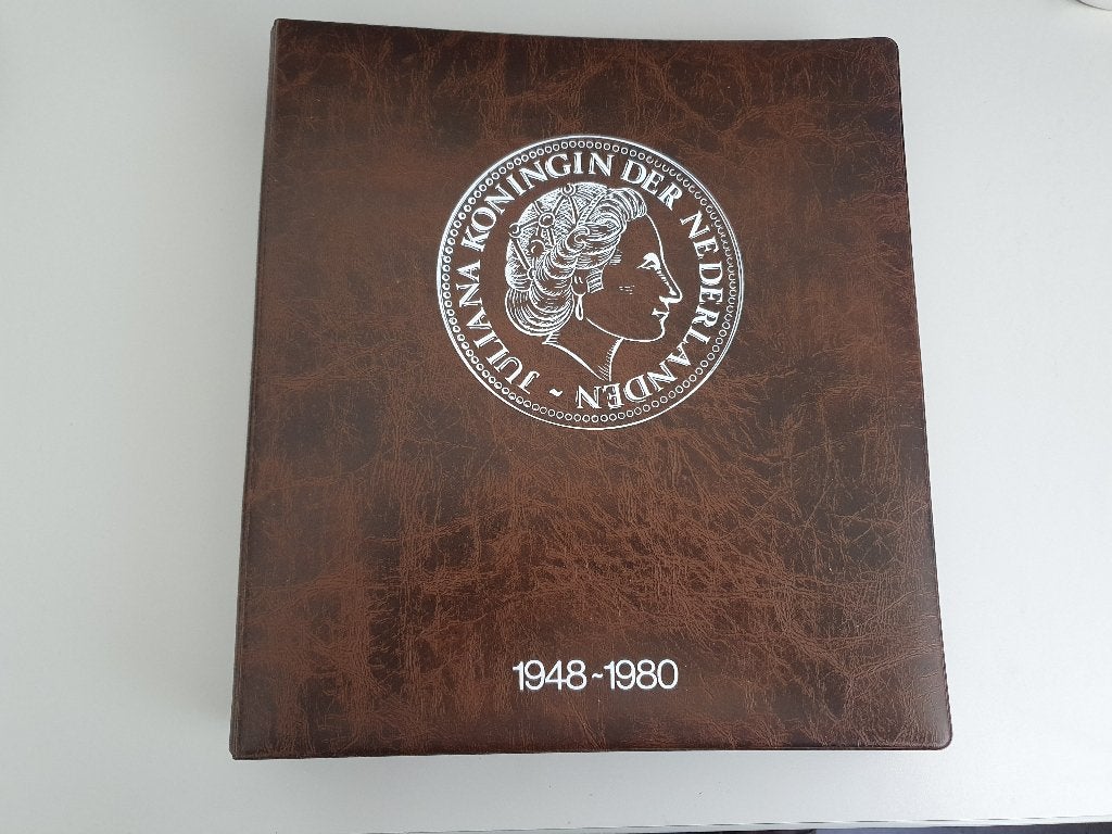 JULIANA 1948-1980 Muntalbum incl. ZILVER, Koningin Juliana, Zilver, Overige waardes, Verzenden