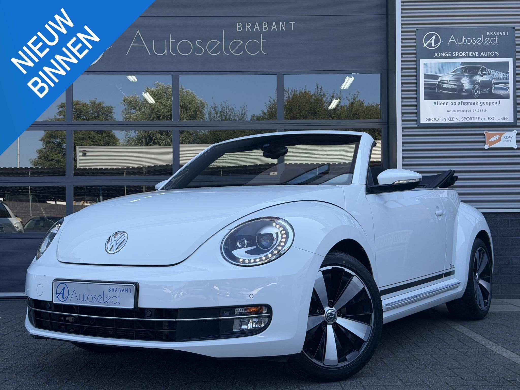 Volkswagen Beetle Cabriolet 1.2 TSI Design LED | Cruise | St, Auto's, Voorwielaandrijving, Stof, Gebruikt, 4 cilinders