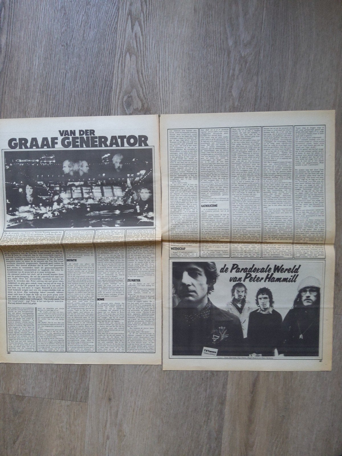 Van der graaf generator:   A3 FORMAAT, Ophalen of Verzenden, Zo goed als nieuw, Boek, Tijdschrift of Artikel