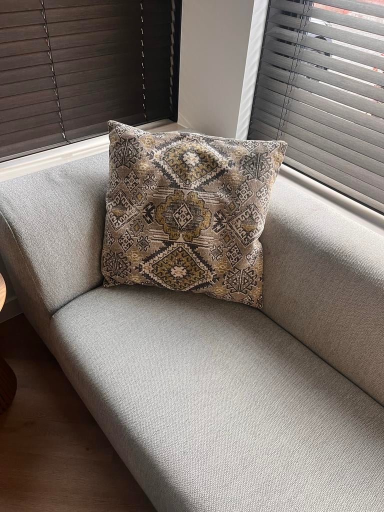 Stijlvolle grijze chaise longue bank, Ophalen of Verzenden, Zo goed als nieuw, Grijs, Overige typen
