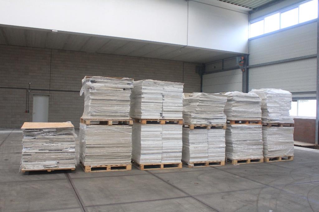 Gipsplaten, plafondplaten - Grote partij, Doe-het-zelf en Verbouw, Platen en Panelen, Gebruikt, -, -, Ophalen of Verzenden