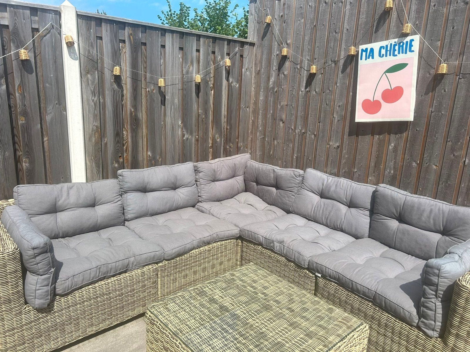 KUSSENSET(13-delig) antraciet - Kees Smit, Ophalen, Hocker, Zo goed als nieuw, Loungeset