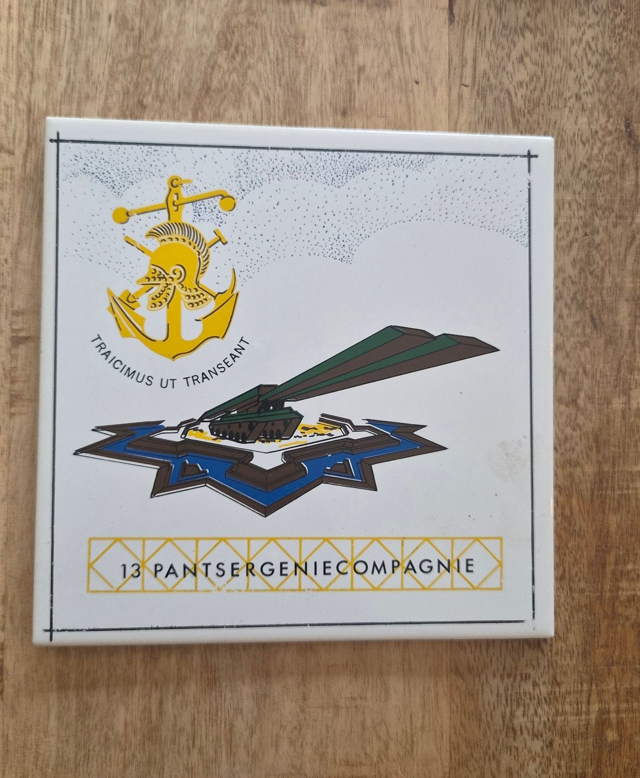 13 Pantsergenie compagnie, Verzamelen, Militaria | Algemeen, Ophalen of Verzenden, Landmacht, Nederland