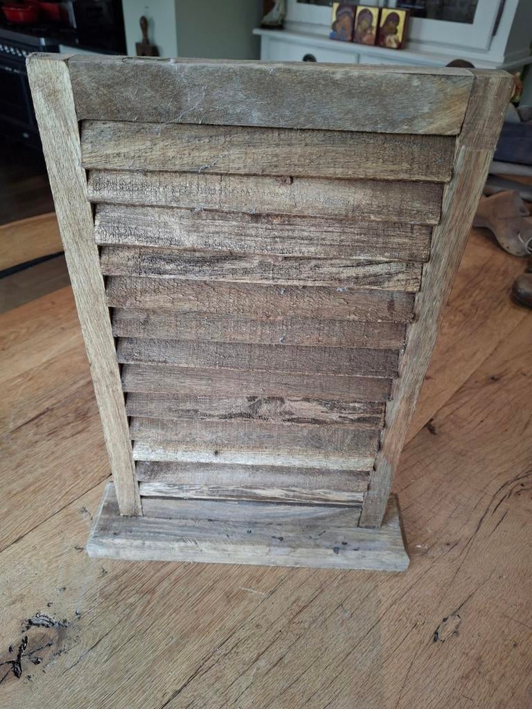 Decoratieve houten wasbord standaard, Ophalen of Verzenden