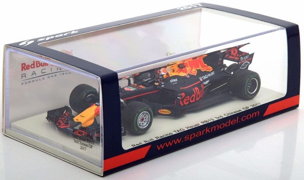✅ Max Verstappen 1:43 3rd Chinese GP 2017 Red Bull RB13, Ophalen of Verzenden, Nieuw, Formule 1