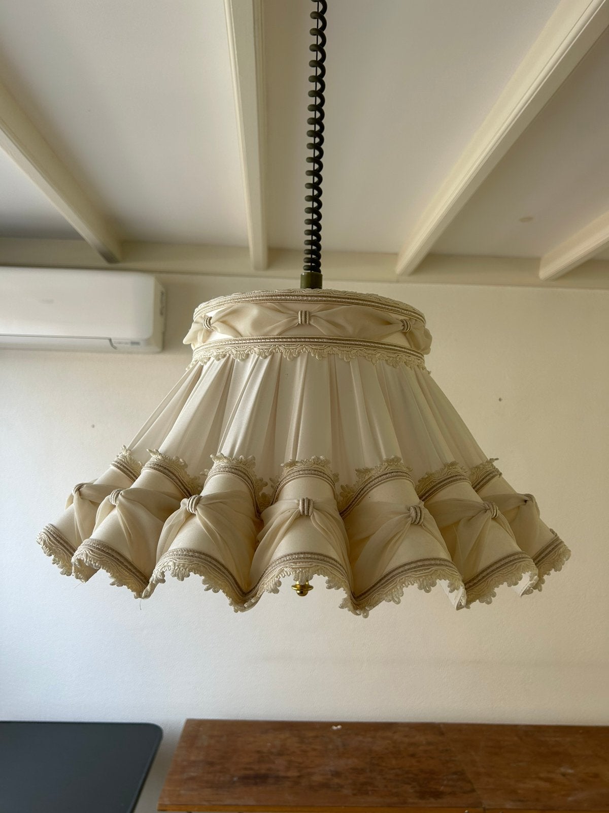Antieke lamp, Ophalen of Verzenden, Zo goed als nieuw, Rond, 50 cm of meer