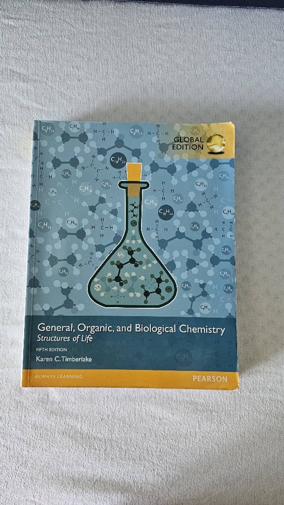 General Organic en  Biological  Chemistry., Ophalen of Verzenden, Beta, Zo goed als nieuw, HBO