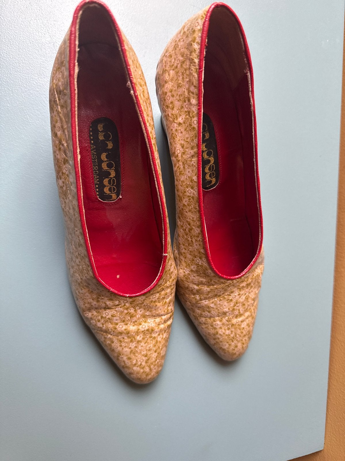 Vintage Jan Jansen Amsterdam Pumps - Maat 37, Ophalen of Verzenden, Gedragen, Overige kleuren, Pumps