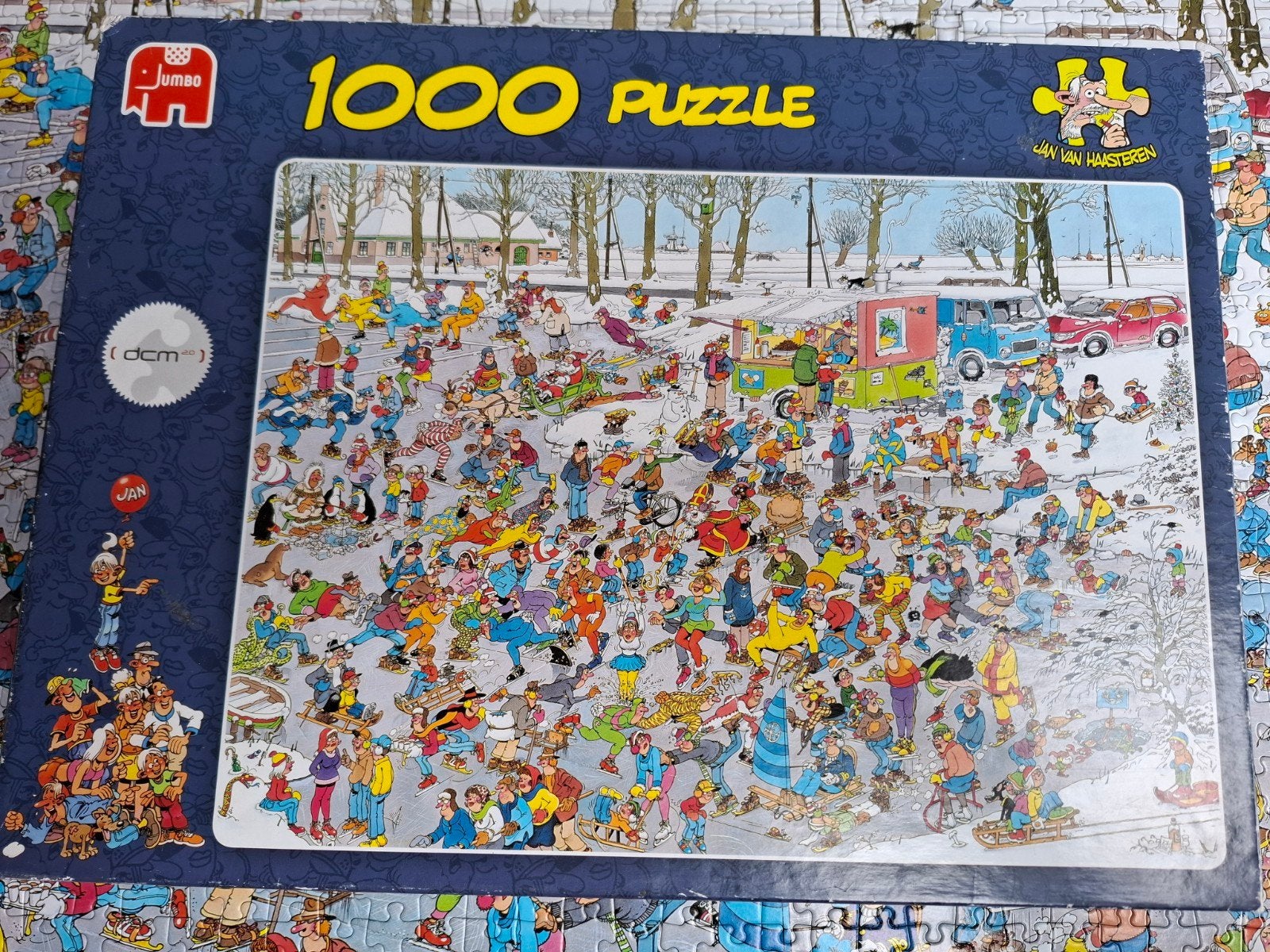 van haasteren puzzel, Hobby en Vrije tijd, Ophalen, 500 t/m 1500 stukjes, Zo goed als nieuw