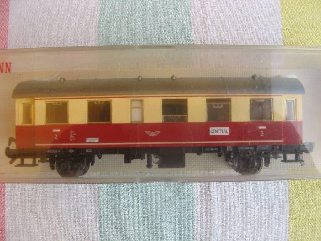 FLEISCHMANN 5064: donderbuswagon 2e klas Central, Hobby en Vrije tijd, Modeltreinen | H0, Gelijkstroom, Fleischmann, Wagon, Ophalen of Verzenden