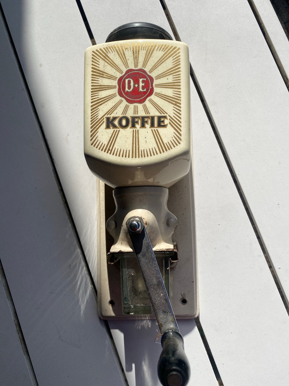 Vintage Douwe Egberts Koffiemolen - Wandmodel, Ophalen of Verzenden