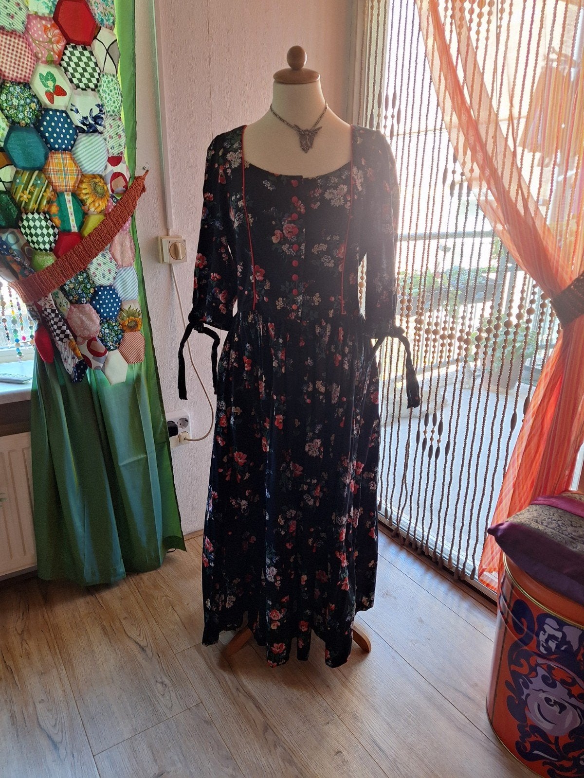Vintage Trachten Dirndl Jurk - lang - Maat 40, ROWE, Ophalen of Verzenden, Zo goed als nieuw