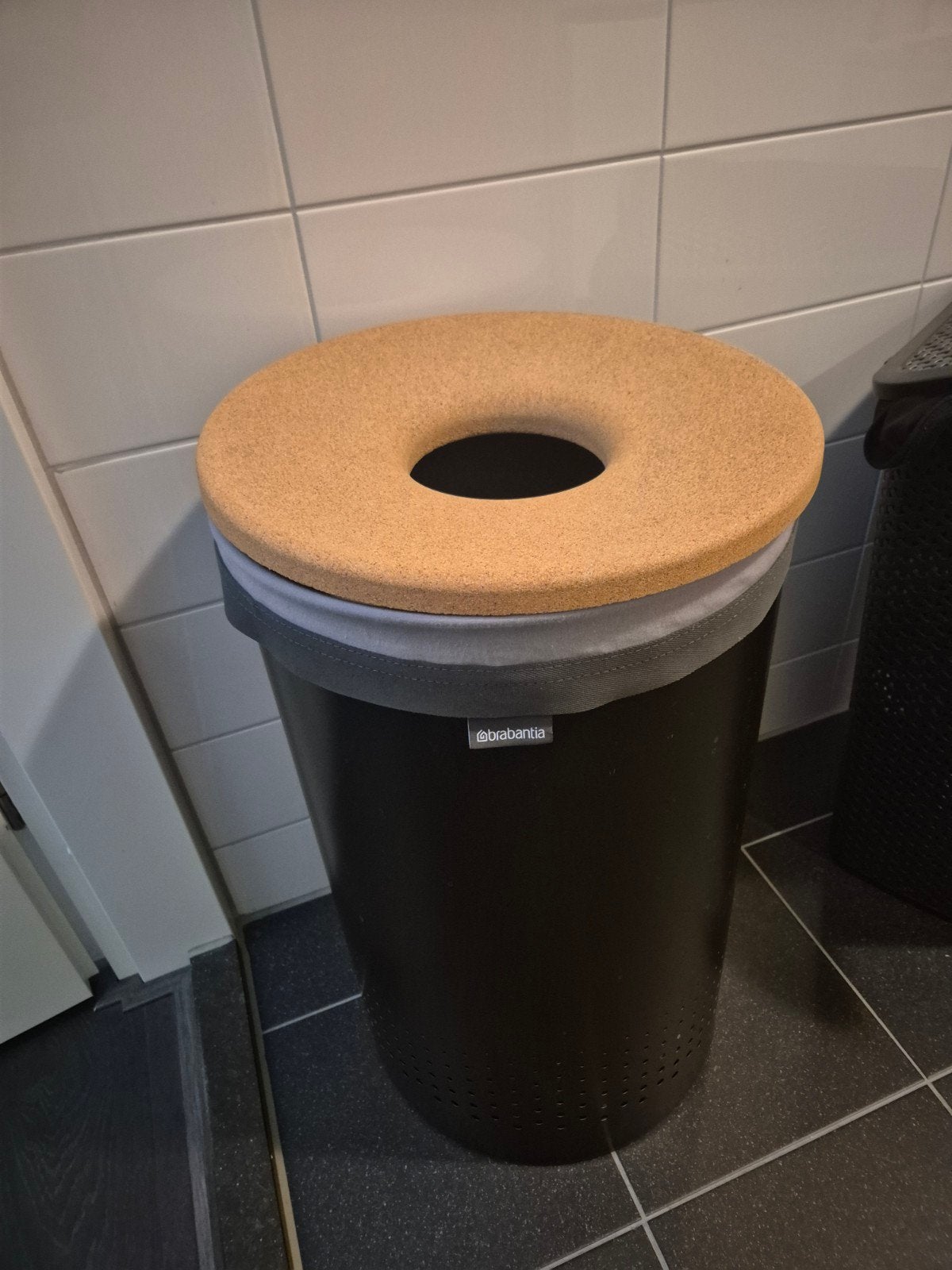 Brabantia wasmand met kurken deksel (60 liter), Ophalen, Nieuw
