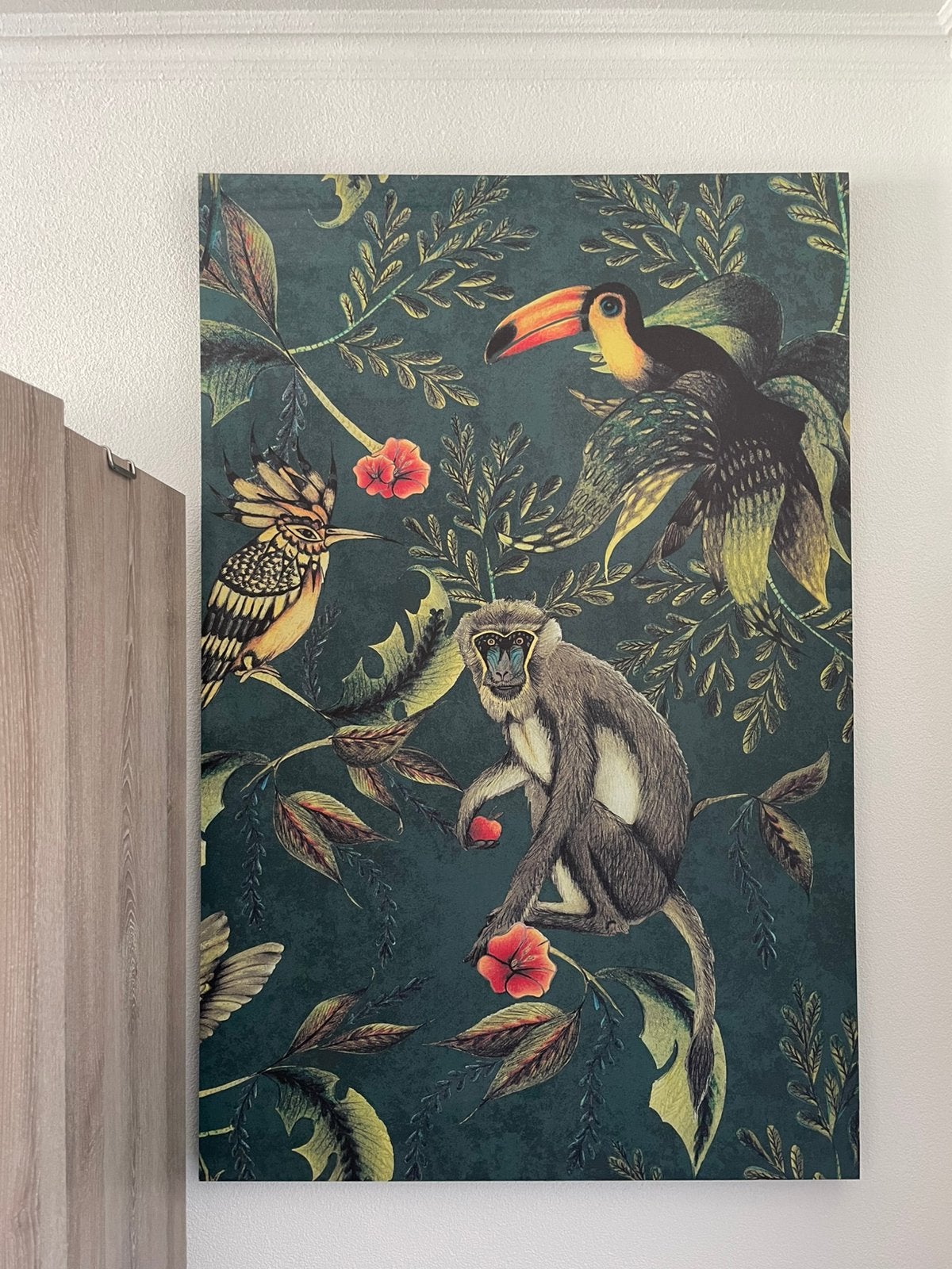 Canvas voor jungle kamer, Ophalen, Zo goed als nieuw, Wanddecoratie