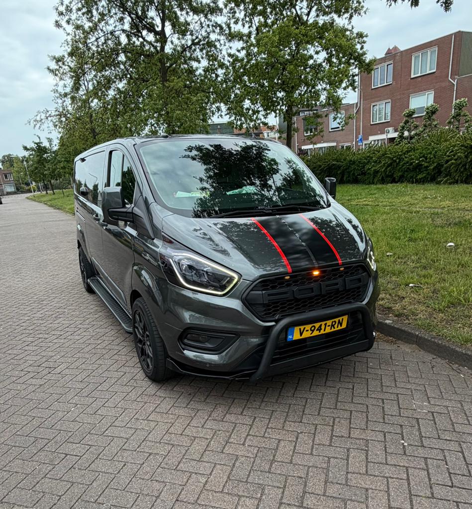 Ford Transit Custom 2018 – Donkergrijs, Auto's, Bestelauto's, Particulier, Ophalen
