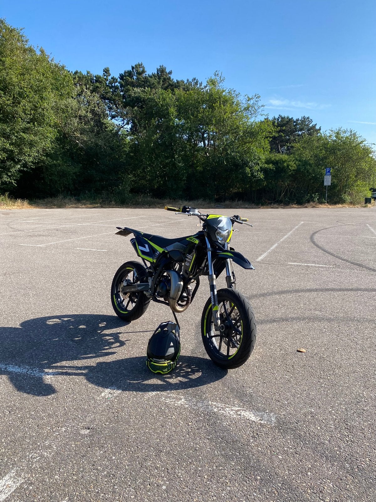Sherco sm50r, Ophalen, Maximaal 45 km/u, Zo goed als nieuw, 50 cc