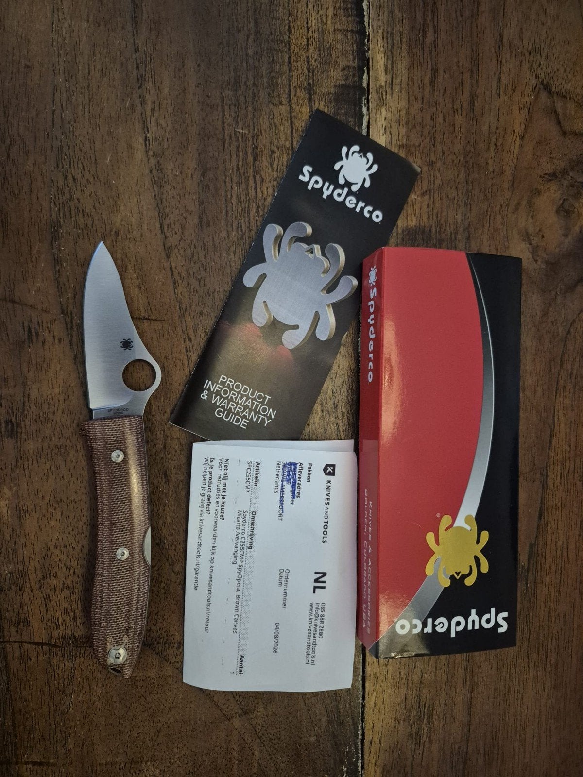 Spyderco SpyOpera, Ophalen of Verzenden, Nieuw