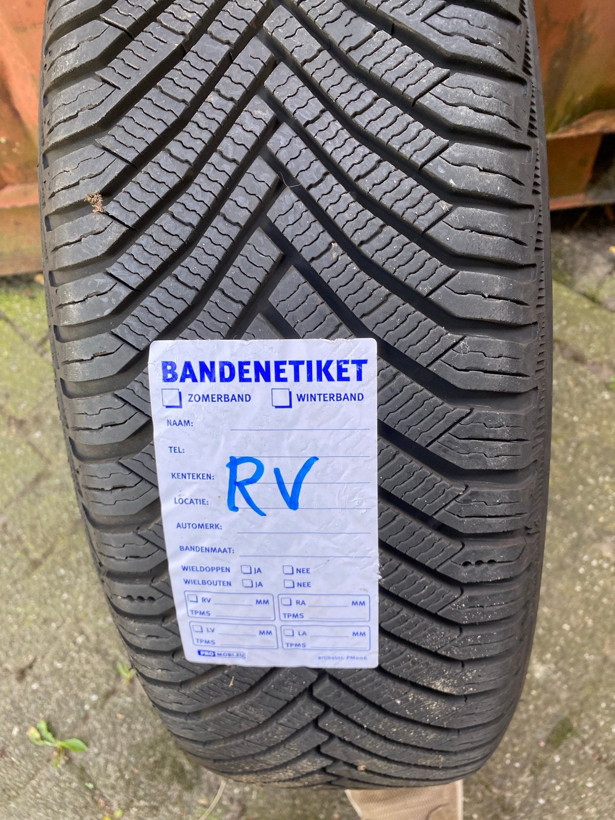 Aluminium velgen met nieuwe banden voor Renault Scenic, Gebruikt, Banden en Velgen, Personenwagen, 195 mm