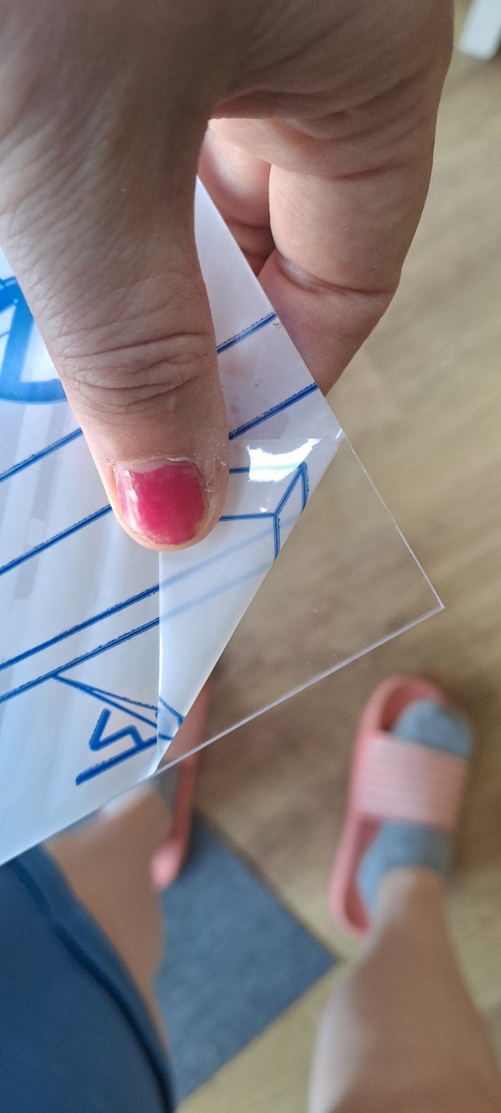 Nieuwe Polycarbonaat Plaat - 68,2x62,6x0,4 cm - Glashelder, Ophalen