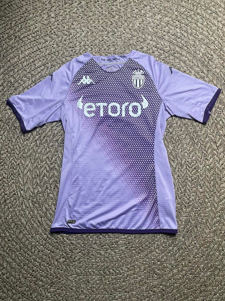 AS Monaco 3e shirt 2022/23 - Kappa - Maat M, Maat 48/50 (M), Paars, Ophalen of Verzenden, Zo goed als nieuw