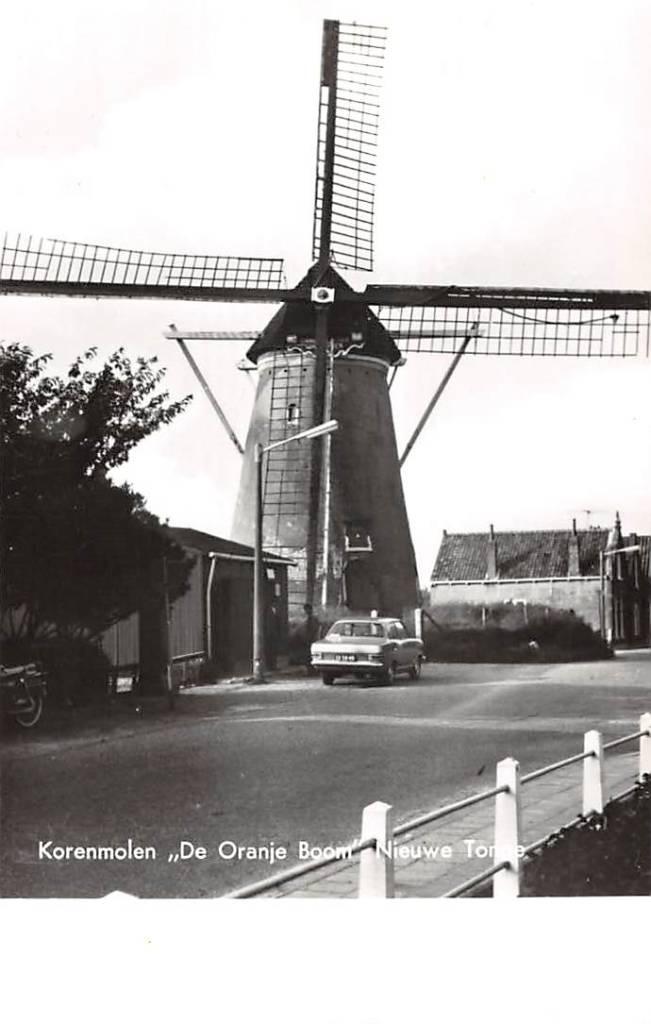 Nieuwe Tonge Koren molen De Oranje Boom Goeree-Overflakkee, Verzenden, 1960 tot 1980, Ongelopen, Noord-Brabant