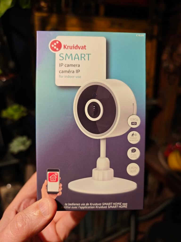 Kruidvat Wifi IP smart camera, Nieuw in doos, Ophalen of Verzenden, Nieuw