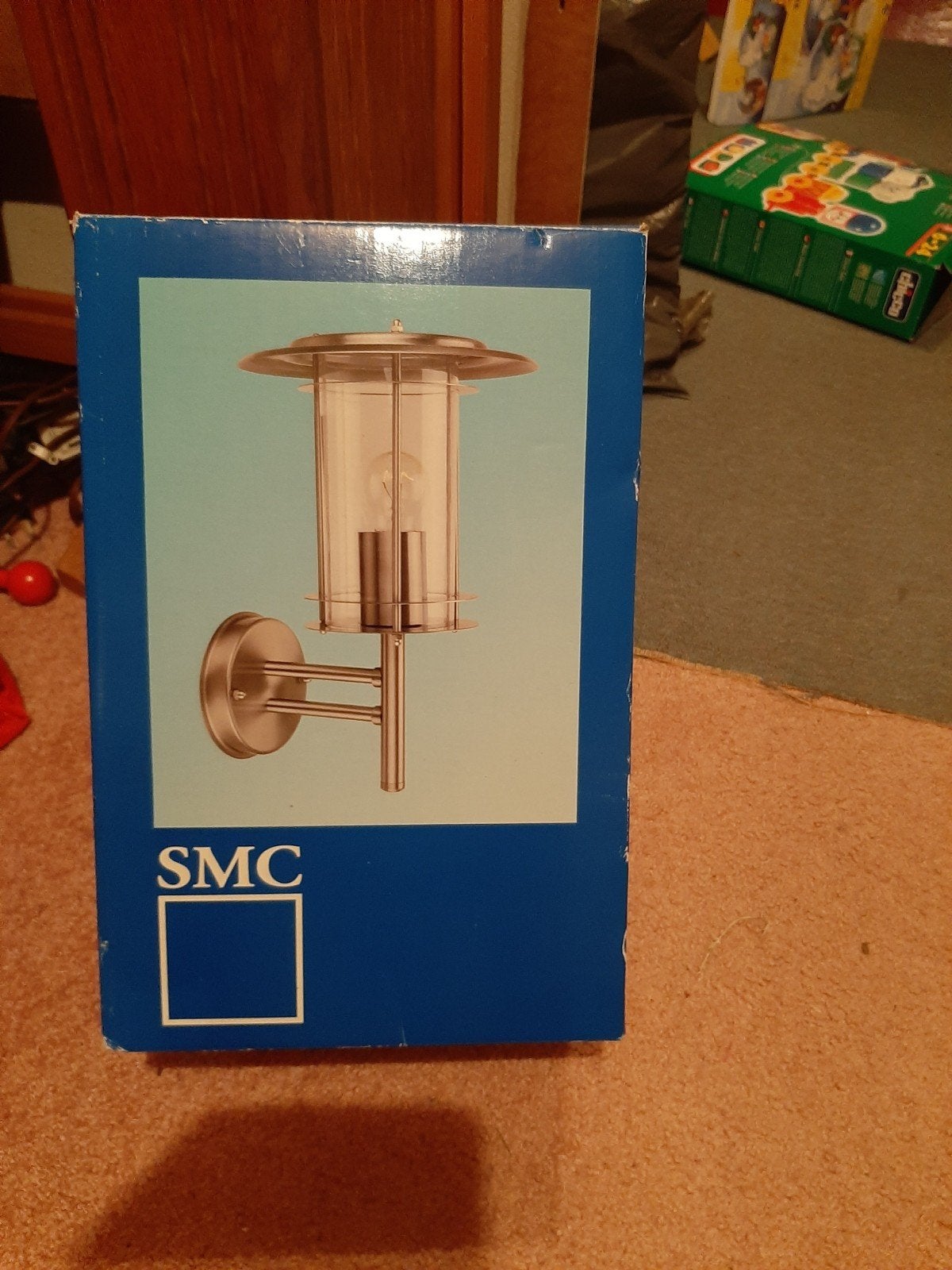 SMC Buitenlamp Wandlamp - Nieuw in doos, Overige merken, Nieuw, E27 (groot), Zilver