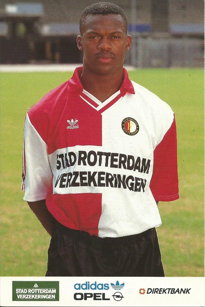 1992-1993 fotokaart Paul Nortan Feyenoord, Verzenden, Zo goed als nieuw, Feyenoord, Spelerskaart