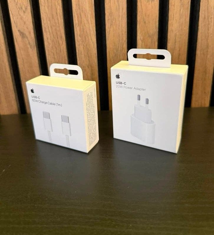 Originele Apple 20W Adapter + 60W USB-C Kabel (1 Meter), Telecommunicatie, Mobiele telefoons | Telefoon-opladers, Adapter, Nieuw