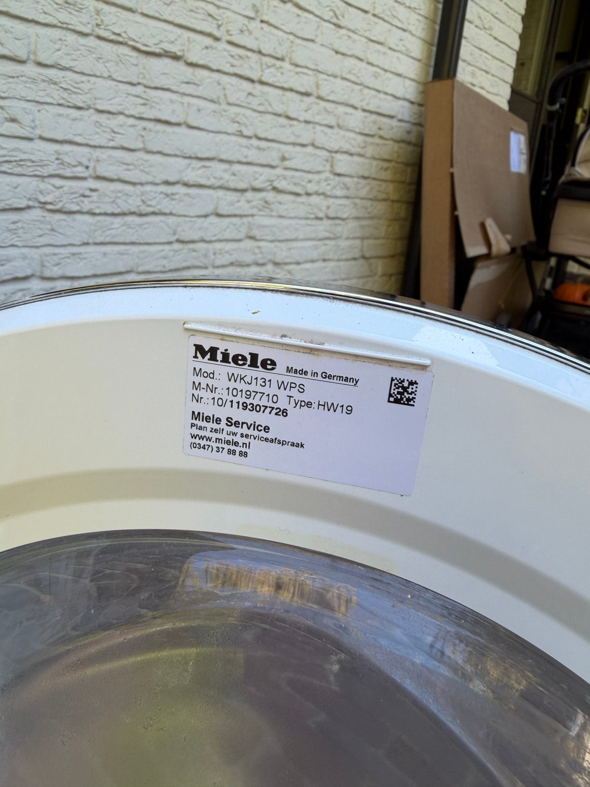 Foto 4 van Miele WKJ131 WPS Powerwash 2.0 wasmachine 8kg 1600 toeren