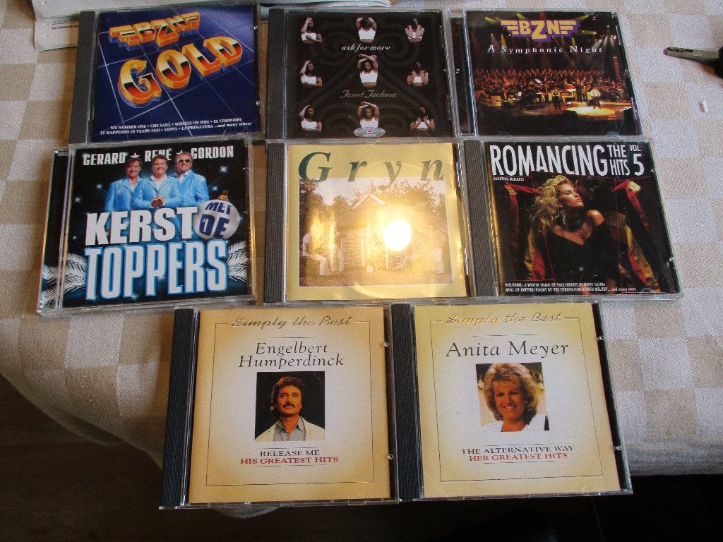 8 pop muziek cds oa BZN Anita Meyer en Humperdinck, Ophalen of Verzenden, Zo goed als nieuw, Pop