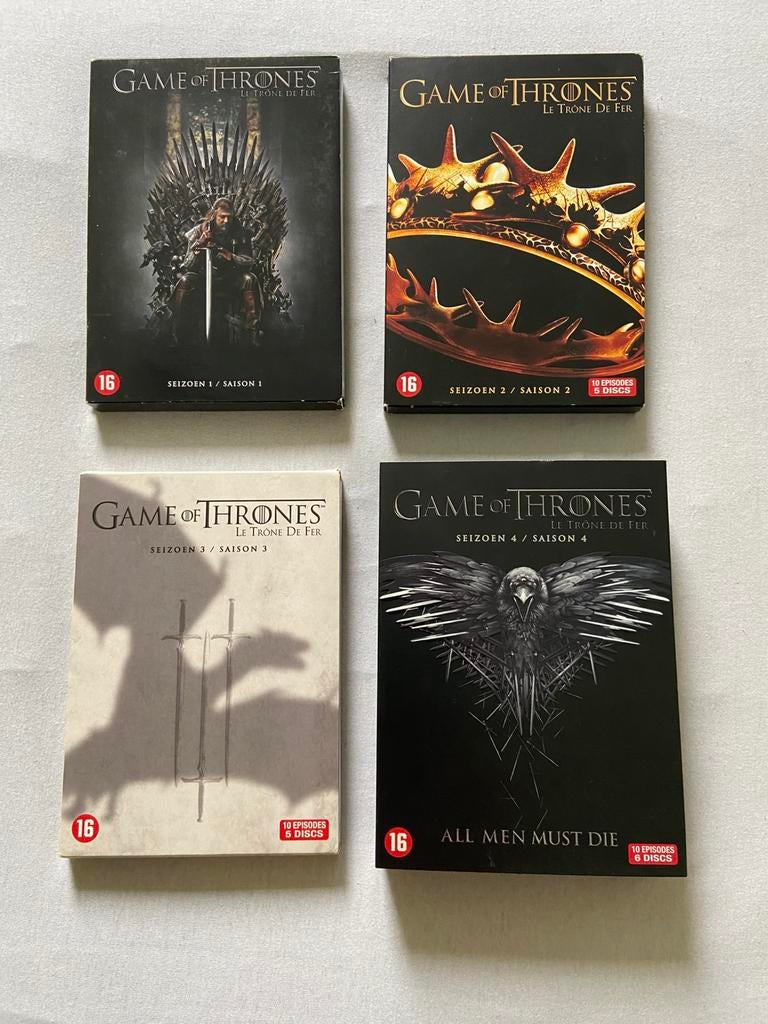 Game of Thrones - eerste 4 seizoenen, Vanaf 16 jaar, Ophalen of Verzenden, Zo goed als nieuw