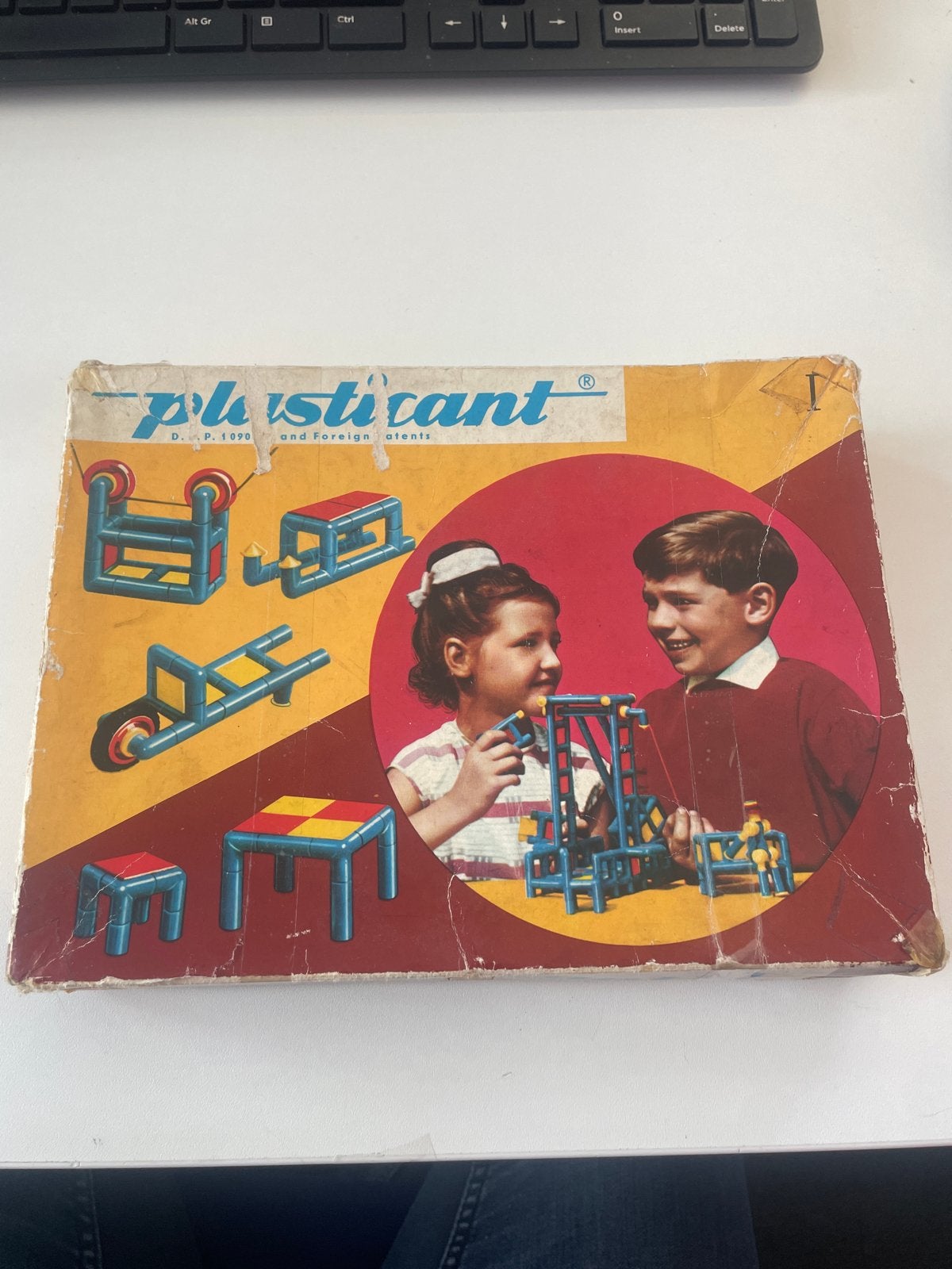 Vintage Plasticant 1 Bouwdoos, Ophalen of Verzenden, Gebruikt, Overige merken