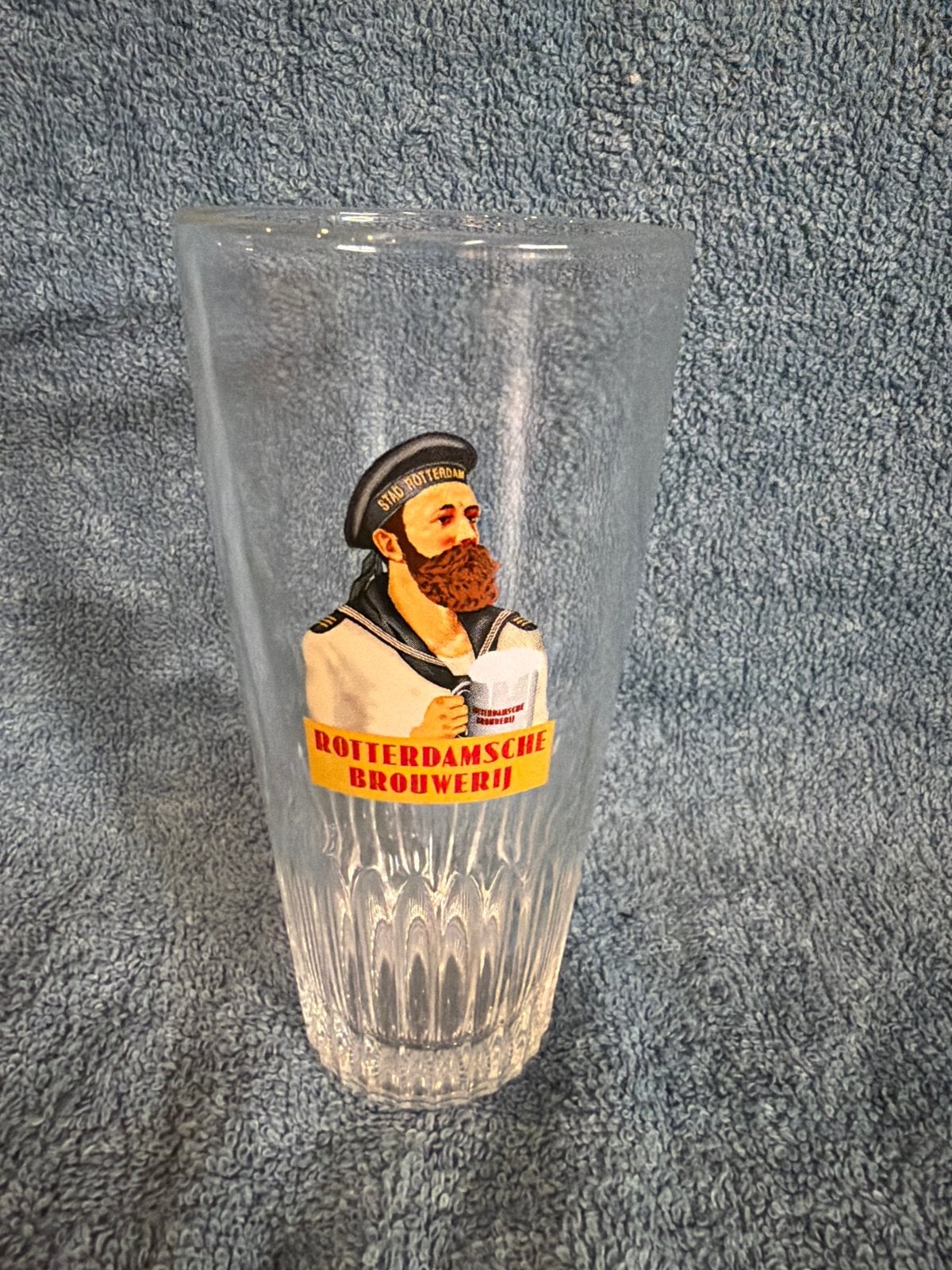 Vintage Rotterdamsche Brouwerij Bierglas, Verzamelen, Ophalen of Verzenden