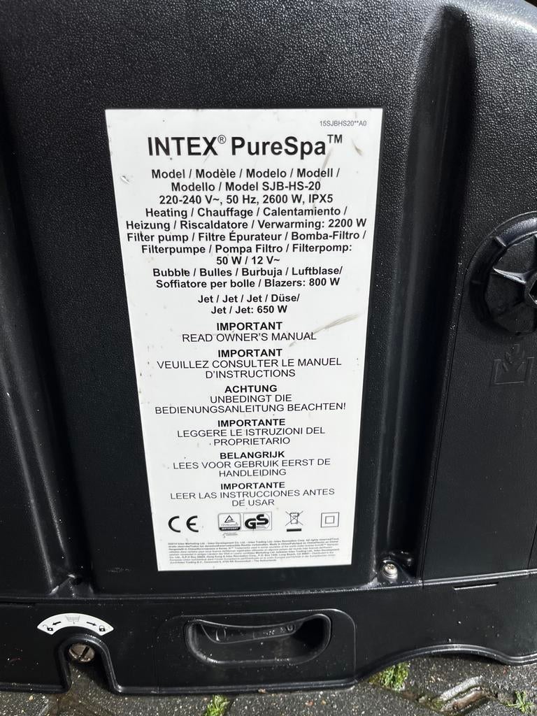 Intex PureSpa Pomp en Verwarmingseenheid SJB-HS-20, Ophalen, Zo goed als nieuw