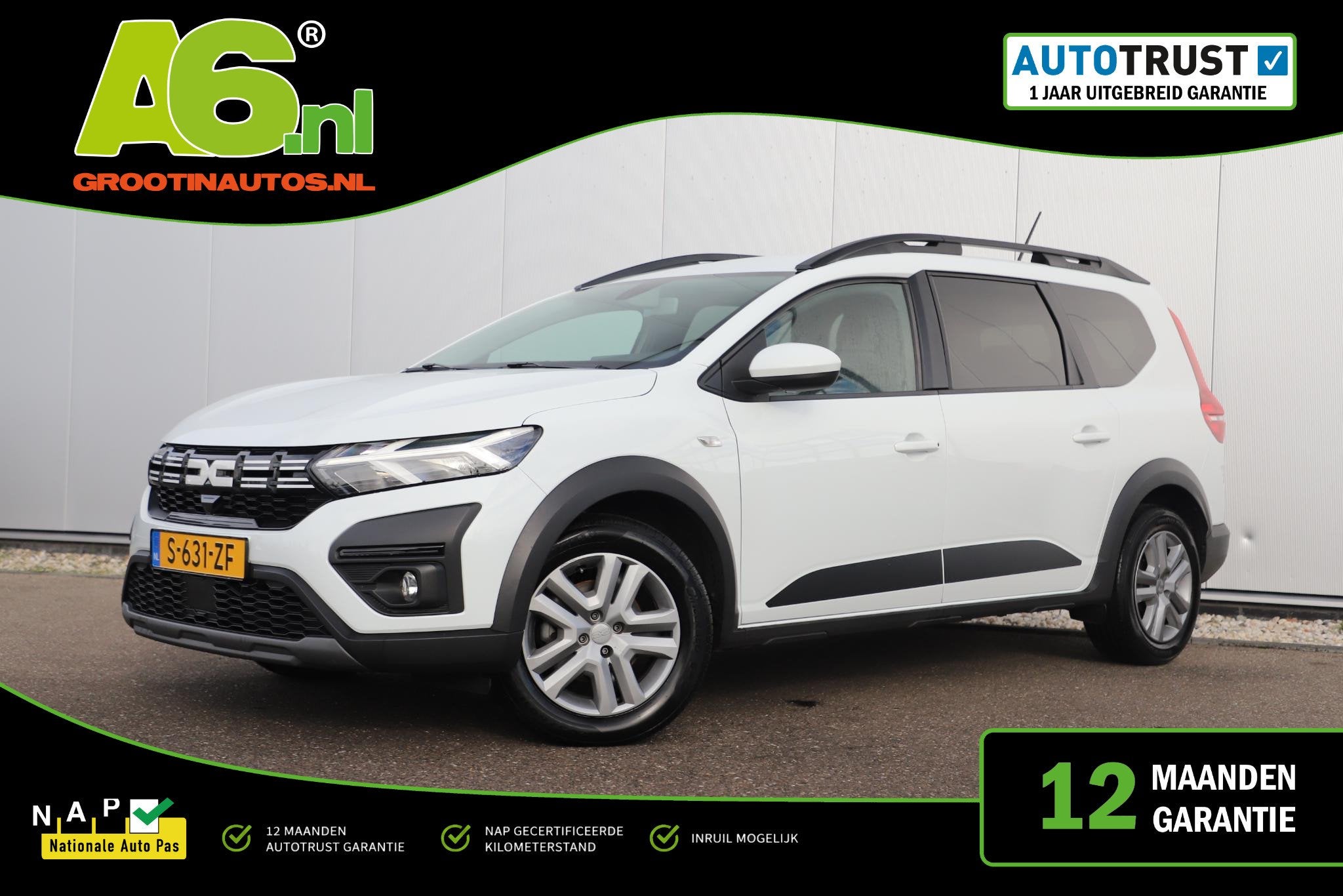 Dacia Jogger 1.0 TCe 100 ECO-G Expression 7p. 7 Persoons Car, Voorwielaandrijving, 1227 kg, Gebruikt, Euro 6