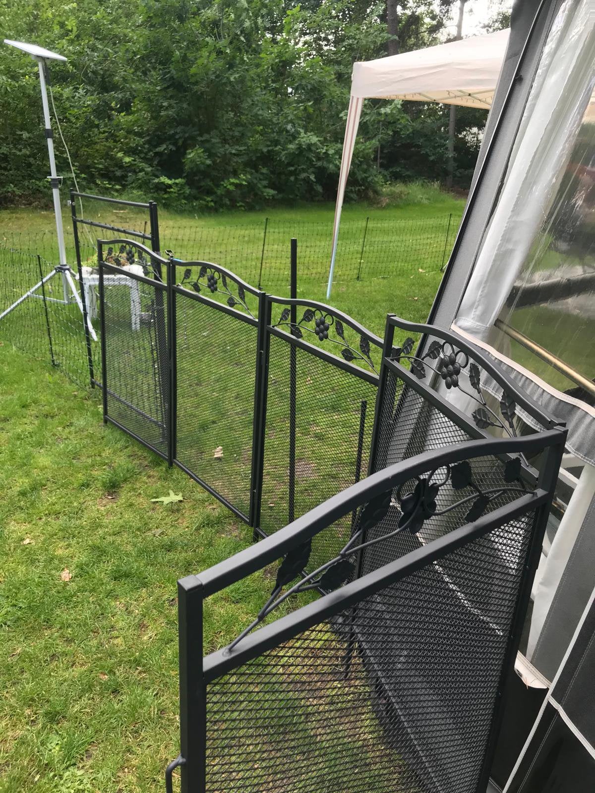 Tuinhek bedrand, Tuin en Terras, Tuinhekken en Hekwerk, Ophalen, Zo goed als nieuw, IJzer, Tuinhek