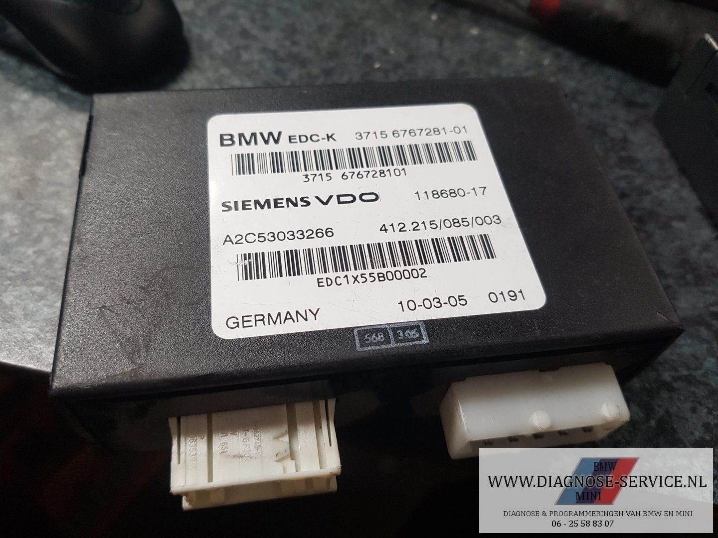 BMW E60 E61 M5 E63 E64M6  EDC-K module onderstel EDC 6773912, Gebruikt, -, -, Ophalen of Verzenden