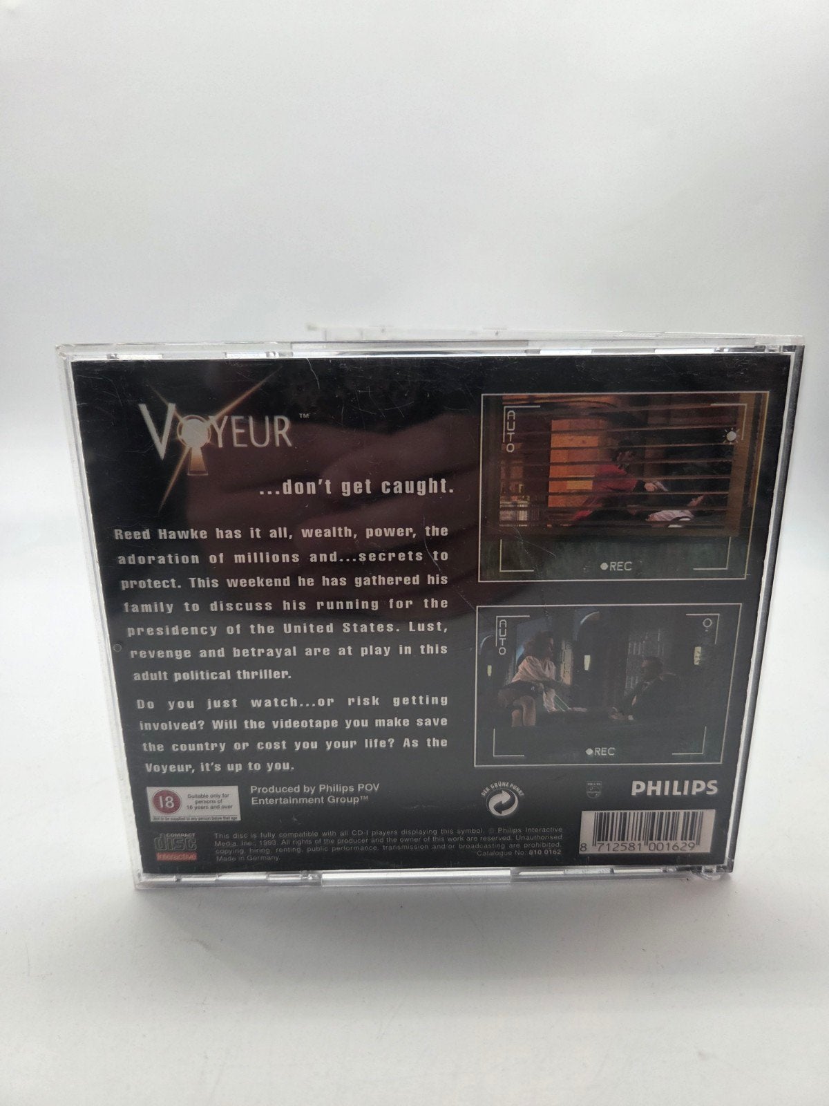 Voyeur - Philips CD-i (1994) - Zeldzaam interactief spel, Gebruikt, Vanaf 18 jaar, Overige genres, 1 speler
