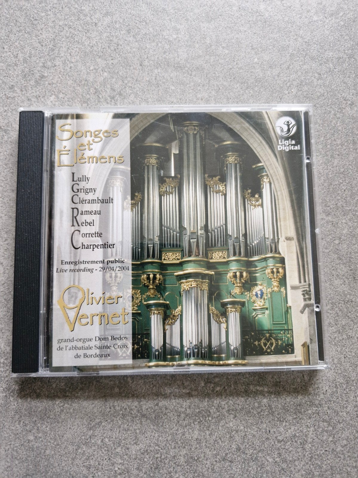Olivier Vernet - Orgel CD Bordeaux, Inclusief boekje, Overige componisten, Overige typen, Ophalen of Verzenden