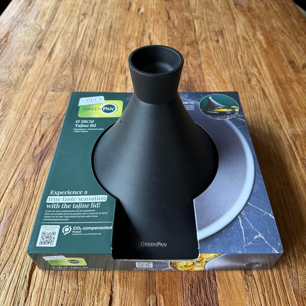 Nieuwe Tajine deksel - 28 cm doorsnede, Ophalen of Verzenden, Nieuw, Aluminium, Overige typen