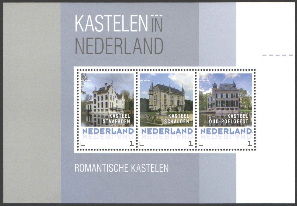 Postzegels Kastelen in Nederland: Romantische Kastelen, Ophalen of Verzenden, Na 1940, Postfris