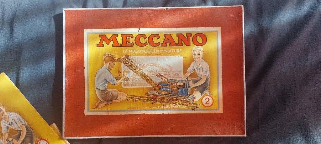 doos meccano incl beschrijving frans, Antiek en Kunst, Ophalen of Verzenden